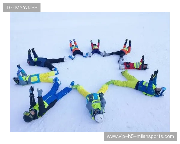 滑雪落地惊险却稳住——挑战自我，尽在雪域之间